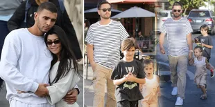 FOTO: Kourtney Pacaran di Paris, Scott Disick Sibuk Manjakan Anak