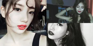 FOTO: Kulit Pucat Flawless & Lipstick Merah, Suzy Miss A Hot Abis