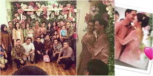 FOTO Lamaran Raisa - Hamish Daud, Hangat Romantis Penuh Bunga