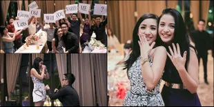 [FOTO] Lamaran Romantis Kakak Chelsea Olivia, Bikin Speechless!