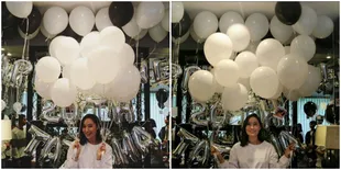 FOTO: Late Birthday Surprise, Tatjana Saphira Buka Bareng Fans