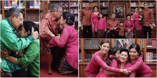 FOTO: Lebaran Manis Keluarga SBY, Sungkem Mesra Penuh Cinta
