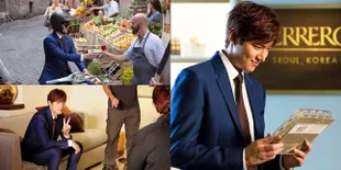 FOTO: Lee Min Ho Jalan-Jalan di Roma, Turis Ganteng Mampir Pasar