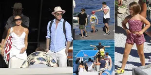 FOTO: Liburan Keluarga Beckham di Prancis, Harper Lucu Banget!