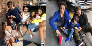 FOTO Liburan Keluarga SRK Keliling Eropa, Aryan Khan Super Hot!