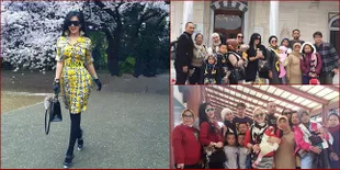 FOTO: Liburan Manja Syahrini di Jepang, Kunjungi Masjid Megah