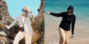 Foto Liburan Ririe Fairus dan Dua Anaknya, Senyumnya Terlihat Bahagia