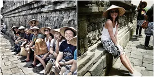 Foto Liburan Seru Agnes Monica di Yogyakarta
