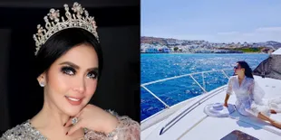 FOTO: Liburan Syahrini Naik Yacht Nikmati Pemandangan di Mykonos