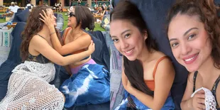 Foto Liburan Tipis-Tipis Tyna Dwi Jayanti dan Cynthia Istri Giring, Adik Kakak Sama-Sama Hot Mama