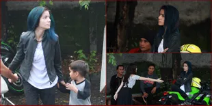 FOTO: Lihat Sheila Marcia 'Berantem', Anak Bingung dan Nangis