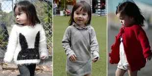 FOTO: Little Princess! OOTD Kece Baby Gempi Selama di Australia