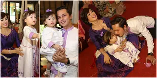 Foto Lucu Shakeela Putri Ussy dan Andhika - Mendengarkan Ceramah