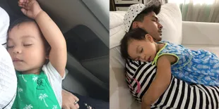 FOTO: Lucunya Nastusha Saat Tidur, Dikerjain Chelsea dan Glenn