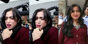 Foto Ludwig Terkuak, Jessica Iskandar Terdesak di Tengah Wartawan
