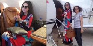 FOTO: Maia Estianty & Dul Naik Jet Pribadi, Dananya Ratusan Juta!