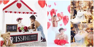 FOTO: Main Balon - Dinner Romantis, Baby Ry dan Gempi Manis Lucu