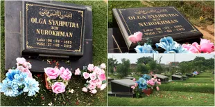 FOTO: Makam Olga Syahputra Setelah Setahun Berlalu, Apa Kabar?