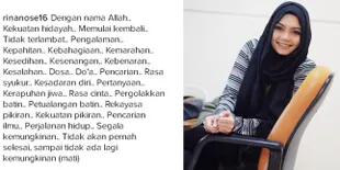 FOTO: Makin Cantik Syahdu, Rina Nose Kini Mantapkan Hati Berhijab