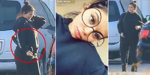 FOTO: Makin Gendut & Buncit, Inikah Bukti Kehamilan Kylie Jenner?