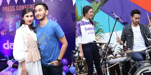 FOTO Manis! Syahnaz Sadiqah Temani Jeje di Panggung Ultah Dahsyat