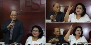 FOTO: Mario Teguh Maju Bersama Elza Syarief Tantang Tes DNA