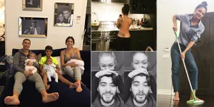 FOTO: Masak - Mesra Bareng Pacar, Kebiasaan Seleb Saat di Rumah