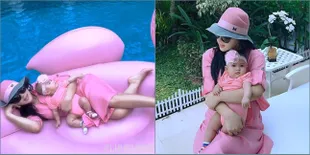 FOTO: Masih Bayi, Ratu Diajak Syahrini Santai Mewah Ala Sosialita
