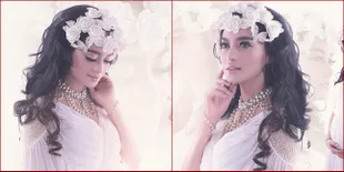 FOTO: Maternity Shoot Ririn Ekawati, Cantik Elegan Berbalut Putih