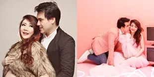 FOTO: Maternity Shoot Ryn Eks Chibi, Romantis Ditemani Sang Suami
