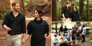 FOTO: Meghan Markle & Harry Mesra Bak Prewed di Hutan Redwood