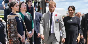 FOTO: Meghan Markle Saat Tur, Tampil Cantik & Pamer Baby Bump