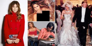 FOTO: Melania Istri Donald Trump, Ibu Negara AS Mantan Model Hot