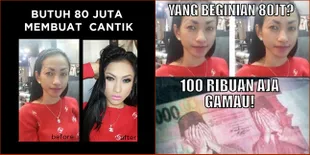 [FOTO] Meme Amel Alvi Tanpa Make-Up Yang Bikin Dunia Maya Heboh