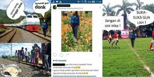 Foto Meme Sindiran Hesti Perusak Taman Amaryllis Hebohkan Netizen