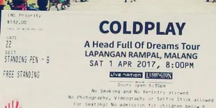 FOTO: Meme Tiket Coldplay Ini Dijamin Bakal Bikin Ngakak Sendiri