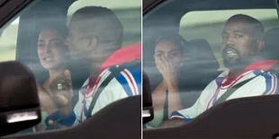 FOTO: Menangis Histeris, Kim Kardashian Ketahuan Bertengkar Hebat dengan Kanye West di Dalam Mobil