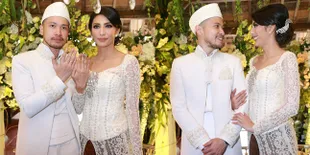 FOTO: Mesra, Tyas Mirasih & Raiden Soedjono Pamerkan Cincin Kawin