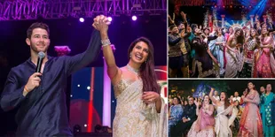 FOTO: Mewahnya Pesta Sangeet Jelang Pernikahan Nick & Priyanka