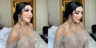 Foto Millen Cyrus di Akad Nikah Aurel Hermansyah, Cantik dan Anggun Bagai Boneka Lebanon