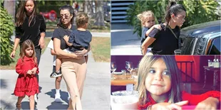 FOTO: Minggu Pagi, Kourtney Kardashian Quality Time Bareng Anak