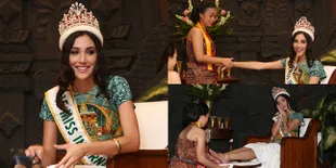 FOTO: Miss International Nikmati Pijatan Nyaman Orang Indonesia