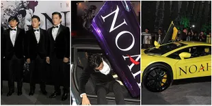 Foto Mobil Lamborghini Mewah NOAH di Premiere Film Mereka