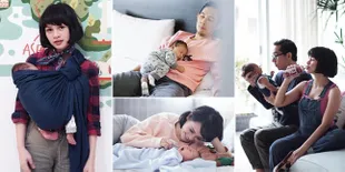 FOTO: Momen Hangat & Manis Saat Andien & Ippe Asuh Baby Kawa