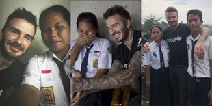 FOTO: Momen Kebersamaan Beckham Bersama Sripun Siswi SMP Semarang