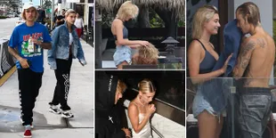 FOTO: Momen Kencan Hailey Baldwin & Justin Bieber, Romantis!