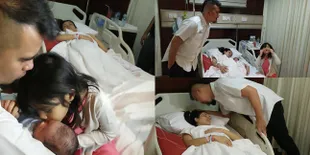 FOTO: Momen Manis Ahmad Dhani - Safeea Cium Bayi Mulan Jameela