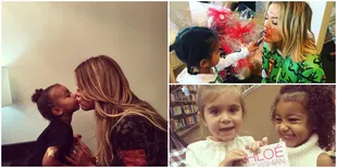 FOTO Momen Manis Khloe Kardashian Rawat Keponakan, Siap Jadi Ibu?