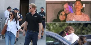 FOTO Momen Prince Harry & Meghan Markle, Cium - Mesra Depan Camer