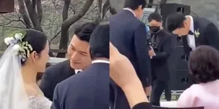 Foto Momen Temu Pengantin Hyun Bin dan Son Ye Jin, Sopan Banget di Depan Mertua - Bikin Baper Tamu Undangan
